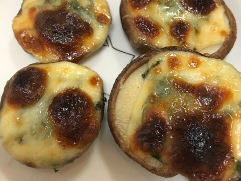 しいたけの大葉チーズ焼